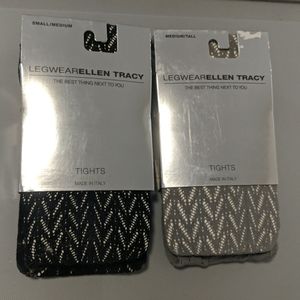 Ellen Tracy crochet tights